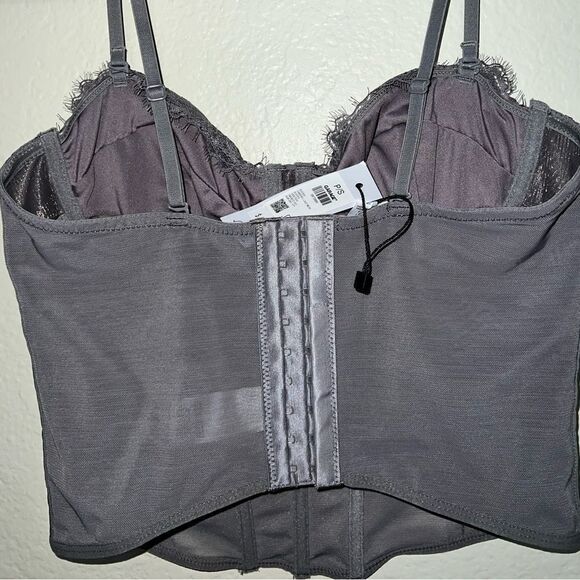 GARAGE-Chrishell Lace Mesh Bustier- NWTS- size SMALL - Picture 7 of 8
